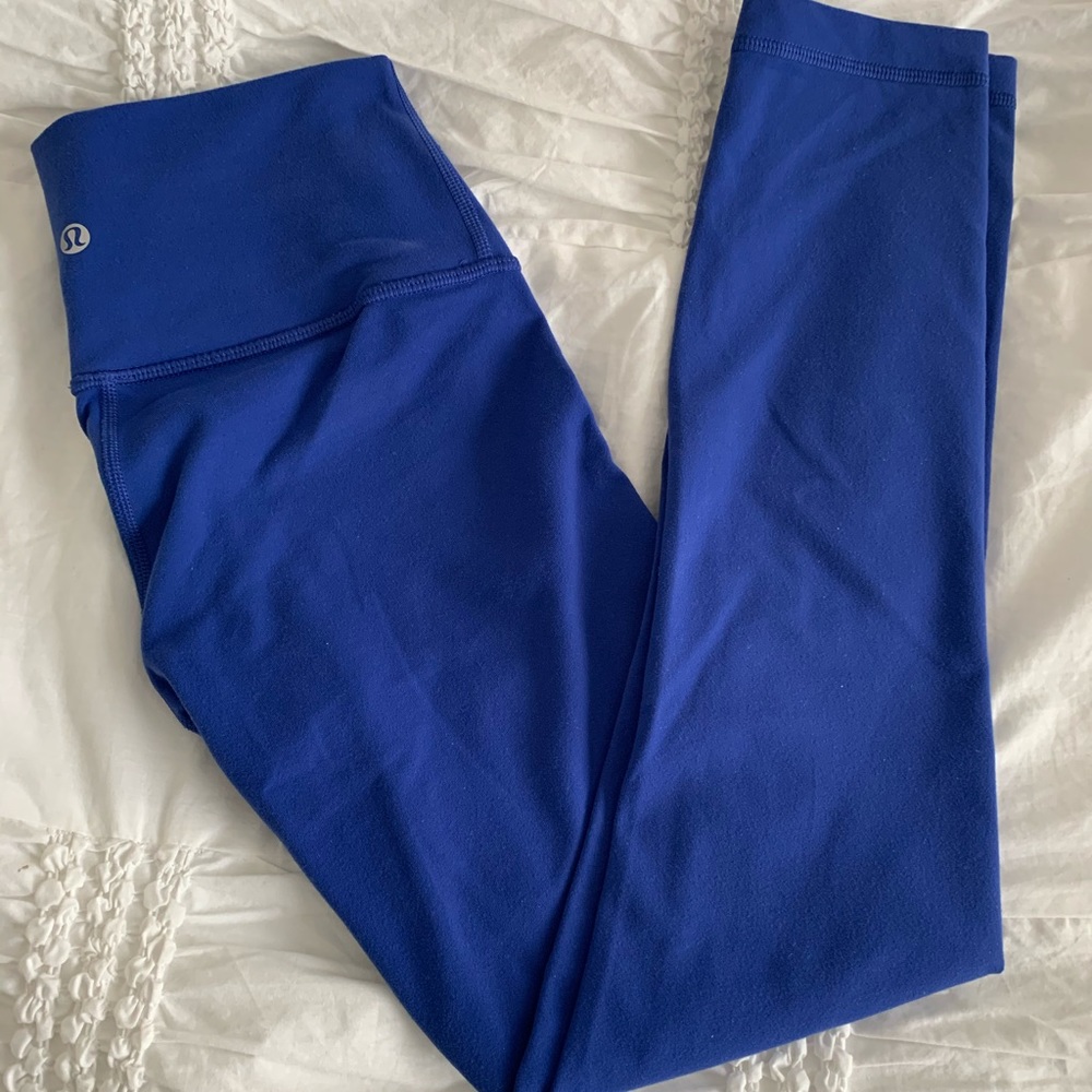 LULULEMON Wunder Under Hi Rise Crop Leggings 4 EUC